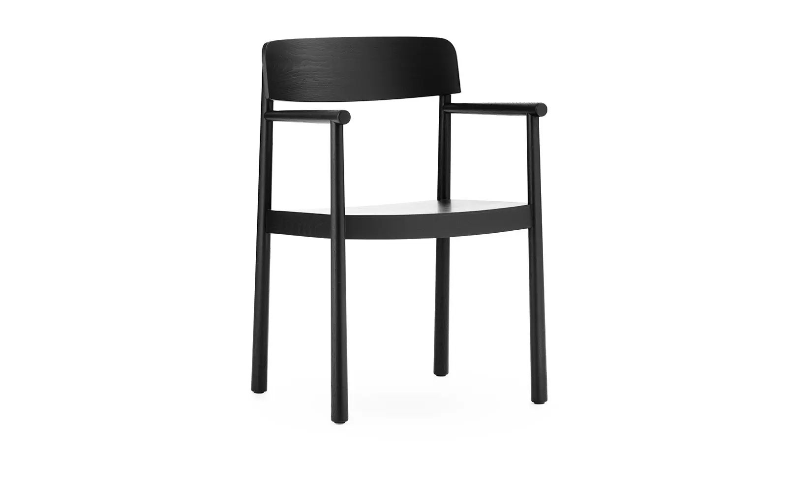 Normann Copenhagen Timb Lehnstuhl, Schwarz