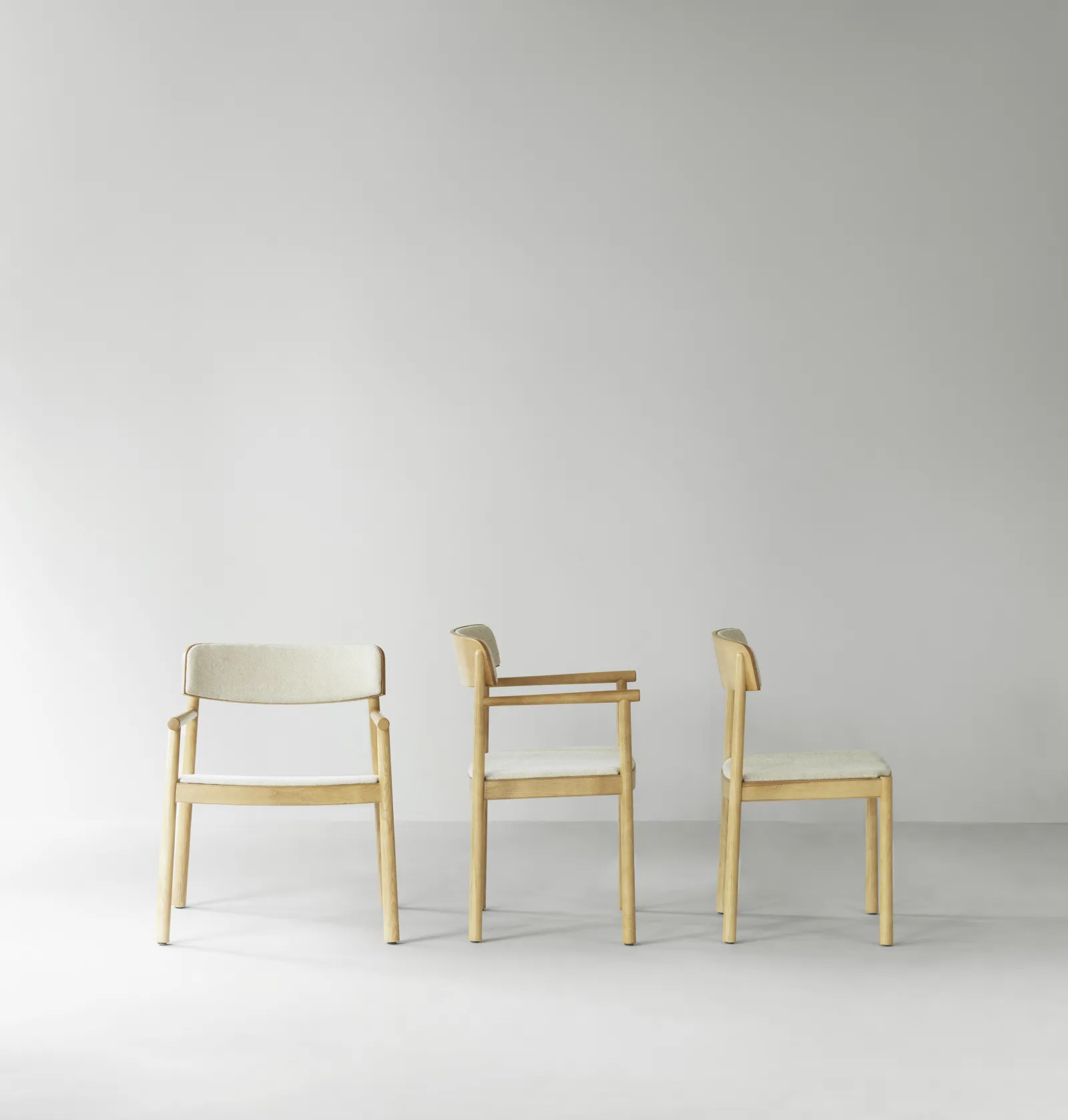 Normann Copenhagen Timb Lounge-Sessel gepolstert Tan / Hallingdal 220 – Bild 4
