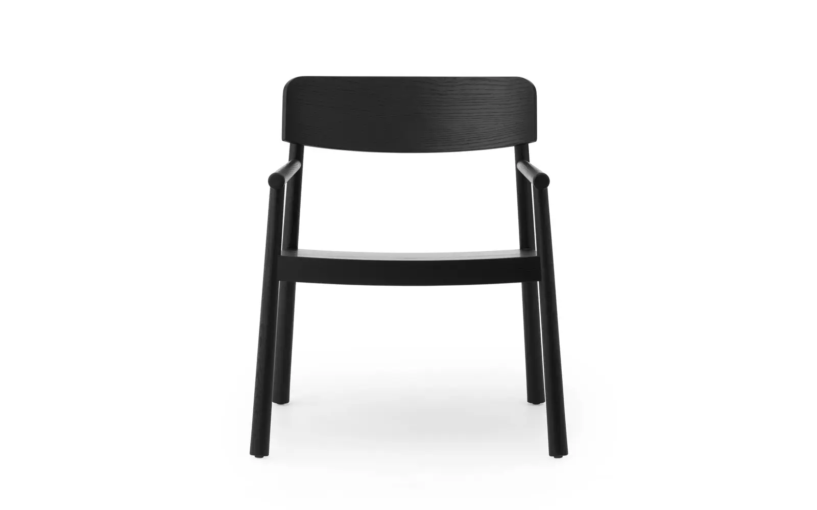 Normann Copenhagen Timb Loungesessel mit Armlehnen, Schwarz – Bild 2