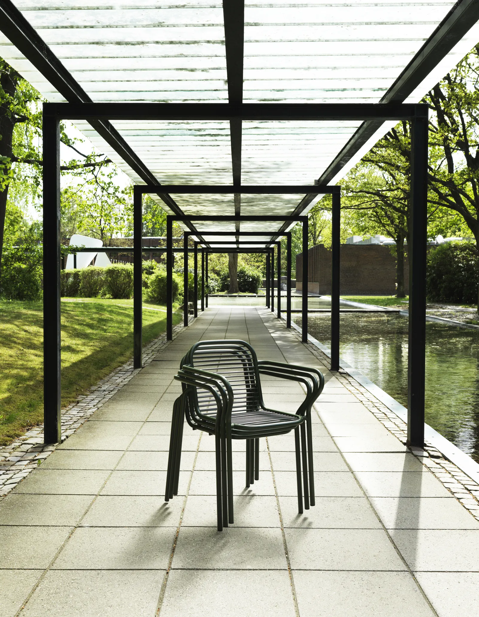 Normann Copenhagen Vig Armchair Dark Green – Bild 5
