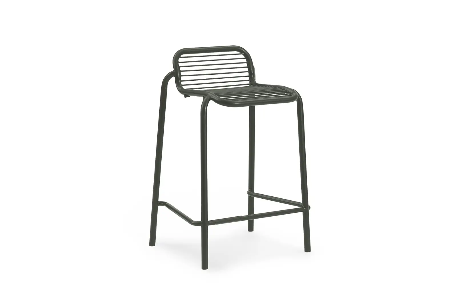 Normann Copenhagen Vig Barstuhl 65 cm Dunkelgrün