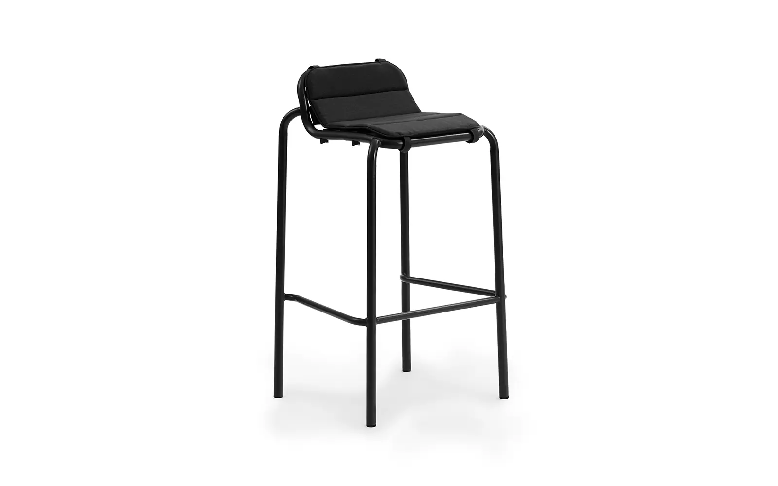 Normann Copenhagen Vig Barstuhl Sitzkissen Schwarz – Bild 2