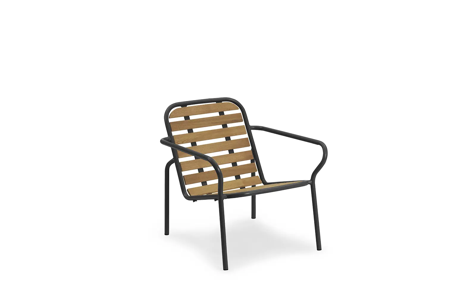 Normann Copenhagen Vig Lounge Chair Robinia Black