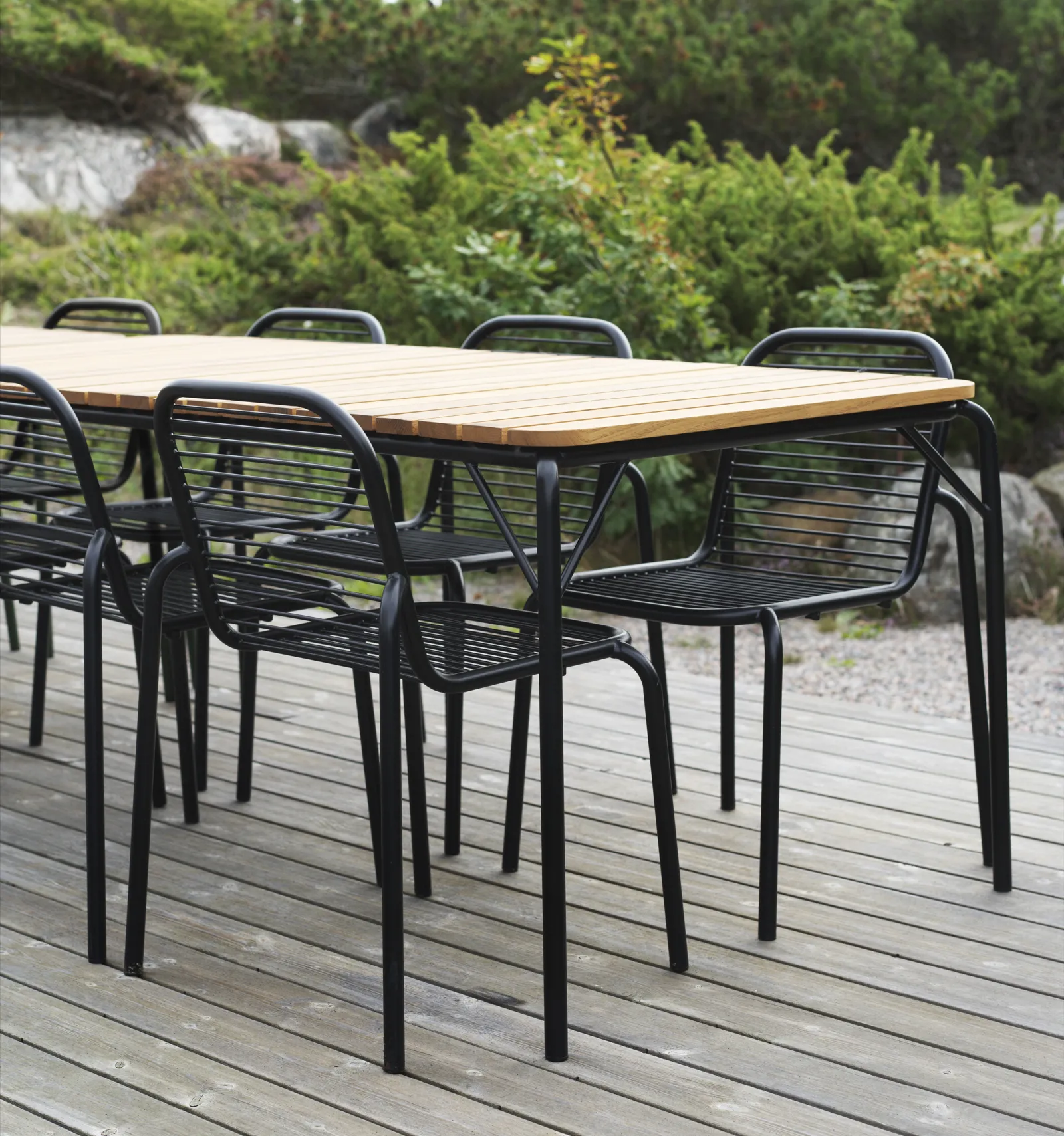 Normann Copenhagen Vig Table 90 x 200 cm Robinia Dark Green – Bild 6