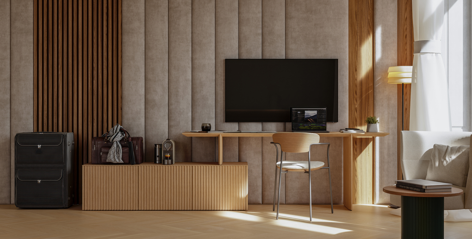 Punt UPHOLSTERED PECAN – Bild 3