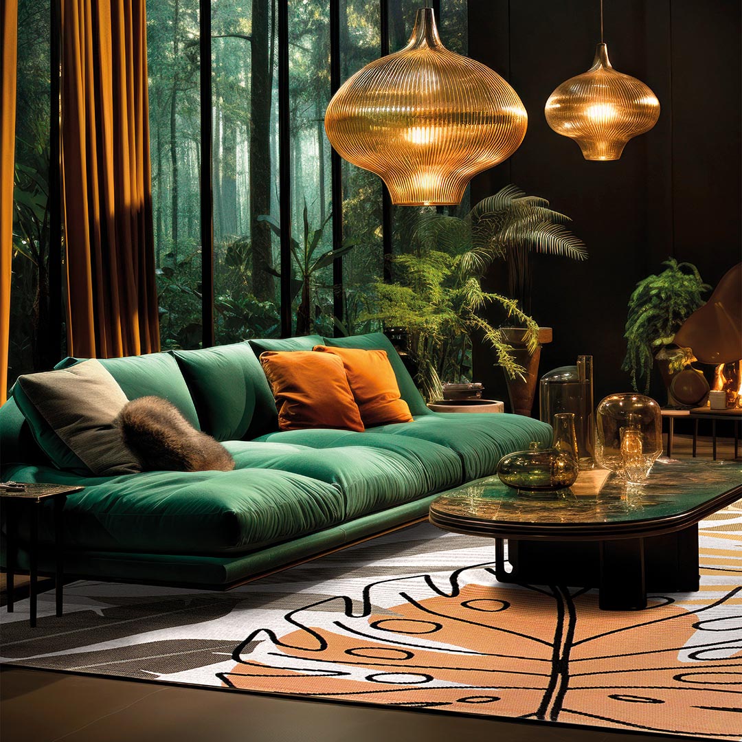Sitap AMAZZONIA 1548W/Q03 Rug: A Vibrant Fusion of Nature and Style – Bild 5