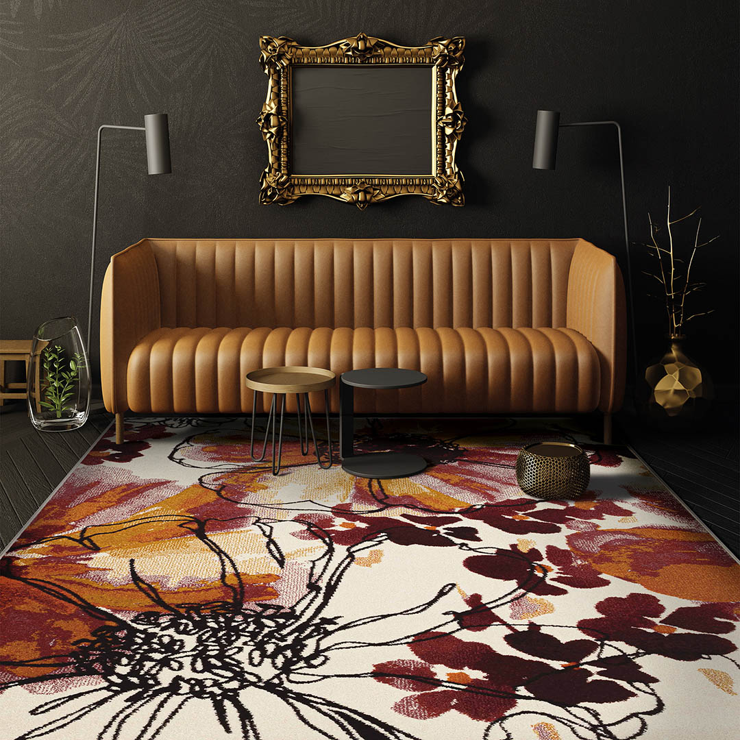 Sitap CAPRI 32041/6270: Floral Elegance and Contemporary Comfort for Sophisticated Interiors – Bild 2