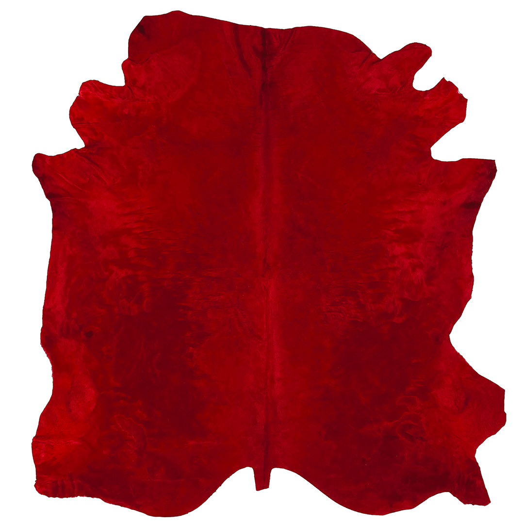 Sitap Red Cow Skin Rug