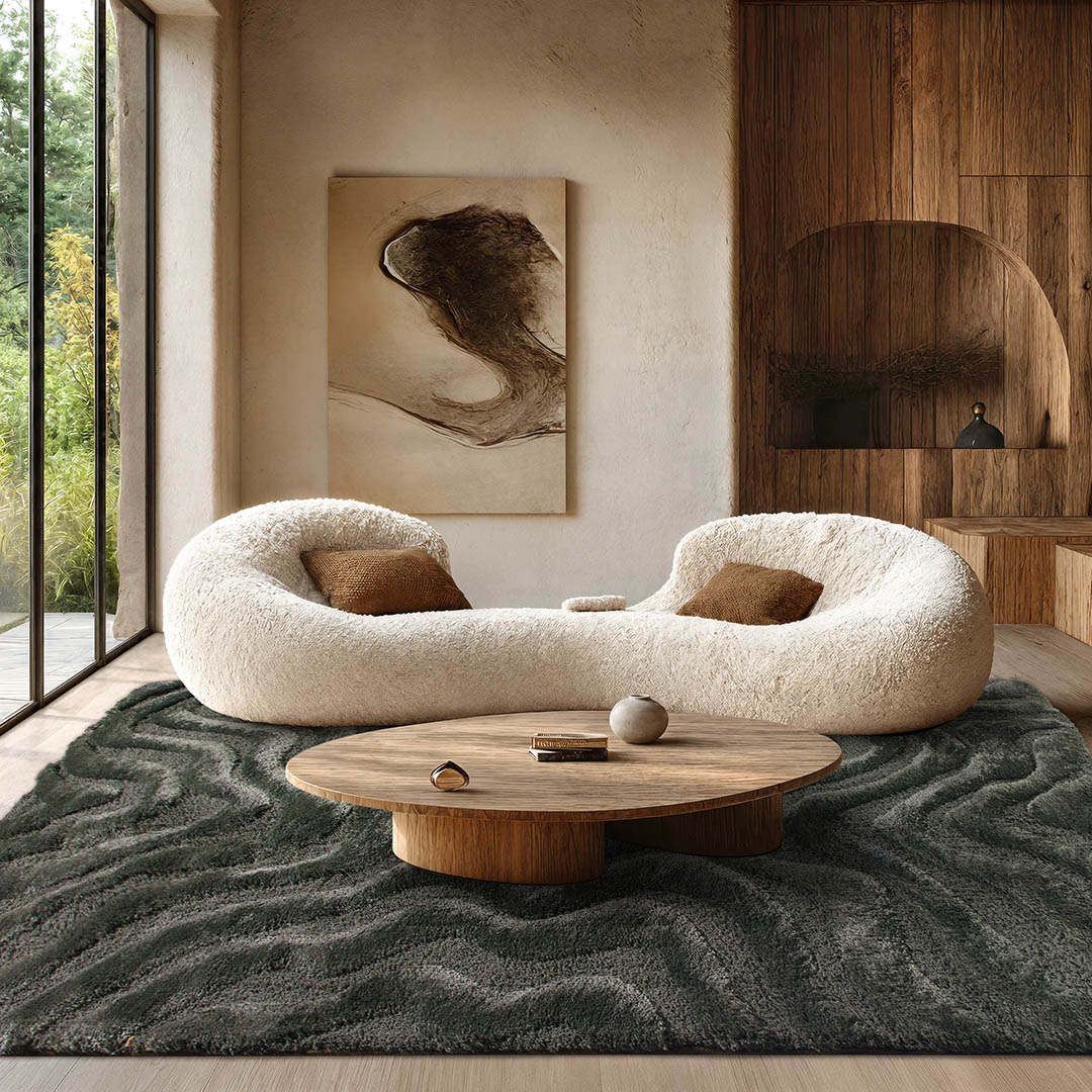 Sitap Tappeto VENERE VERDE BOSCO – Bild 4