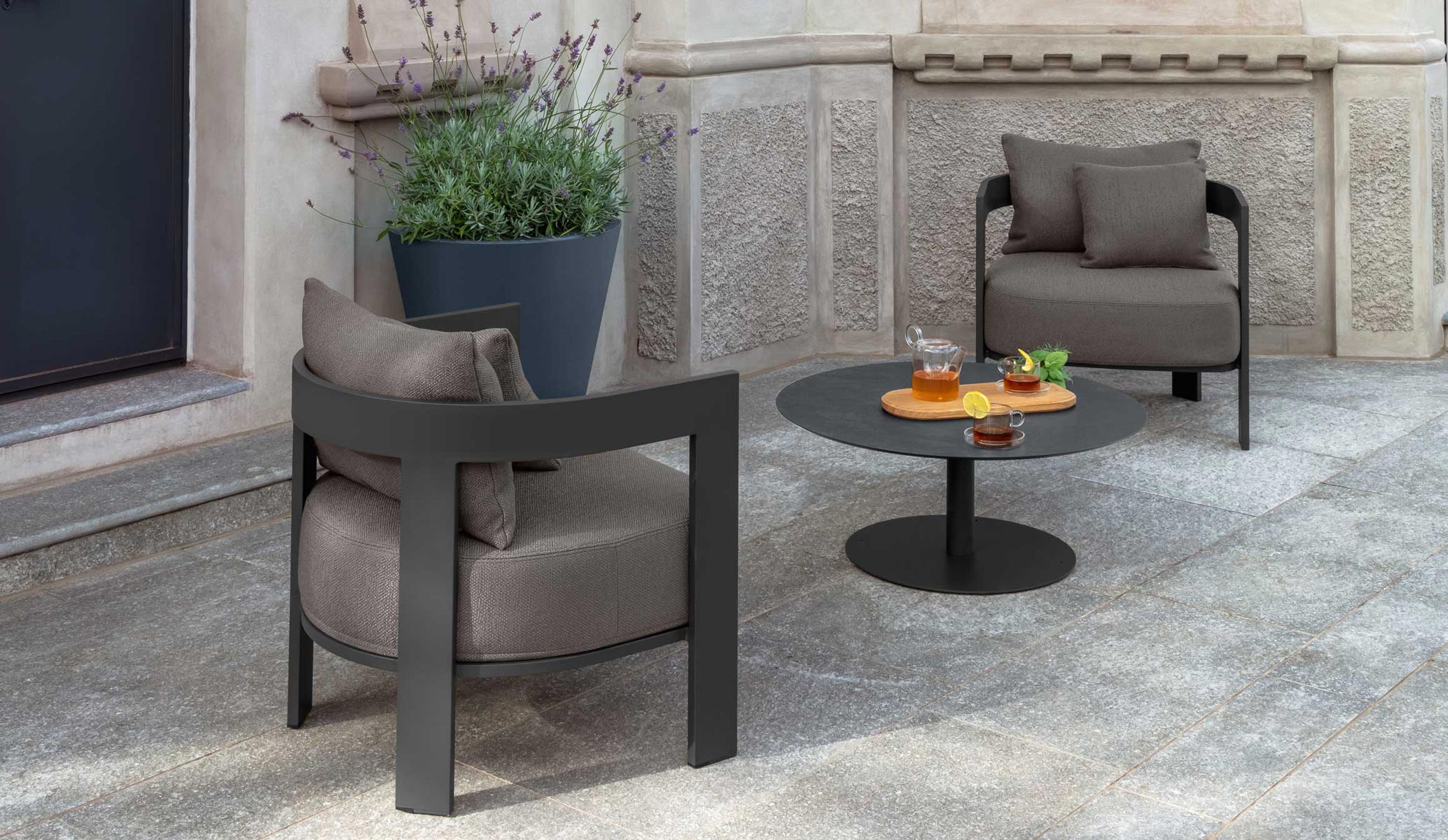 Talenti Argo//Alu Poltrona lounge