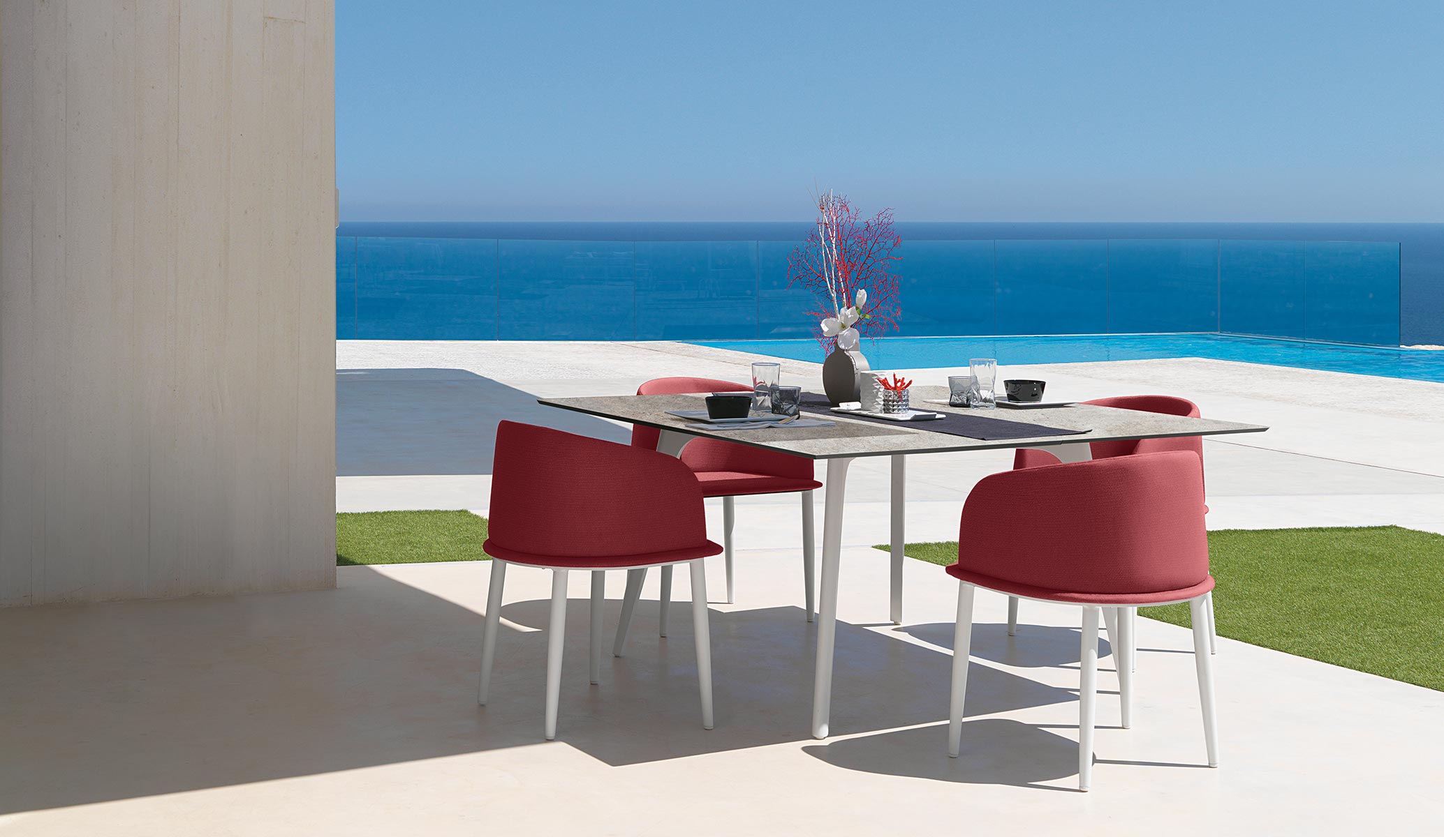 Talenti CleoSoft//Alu Tavolo da pranzo 150×150