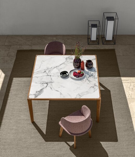 Talenti CleoSoft//Wood Tavolo da pranzo 150×150 – Bild 2