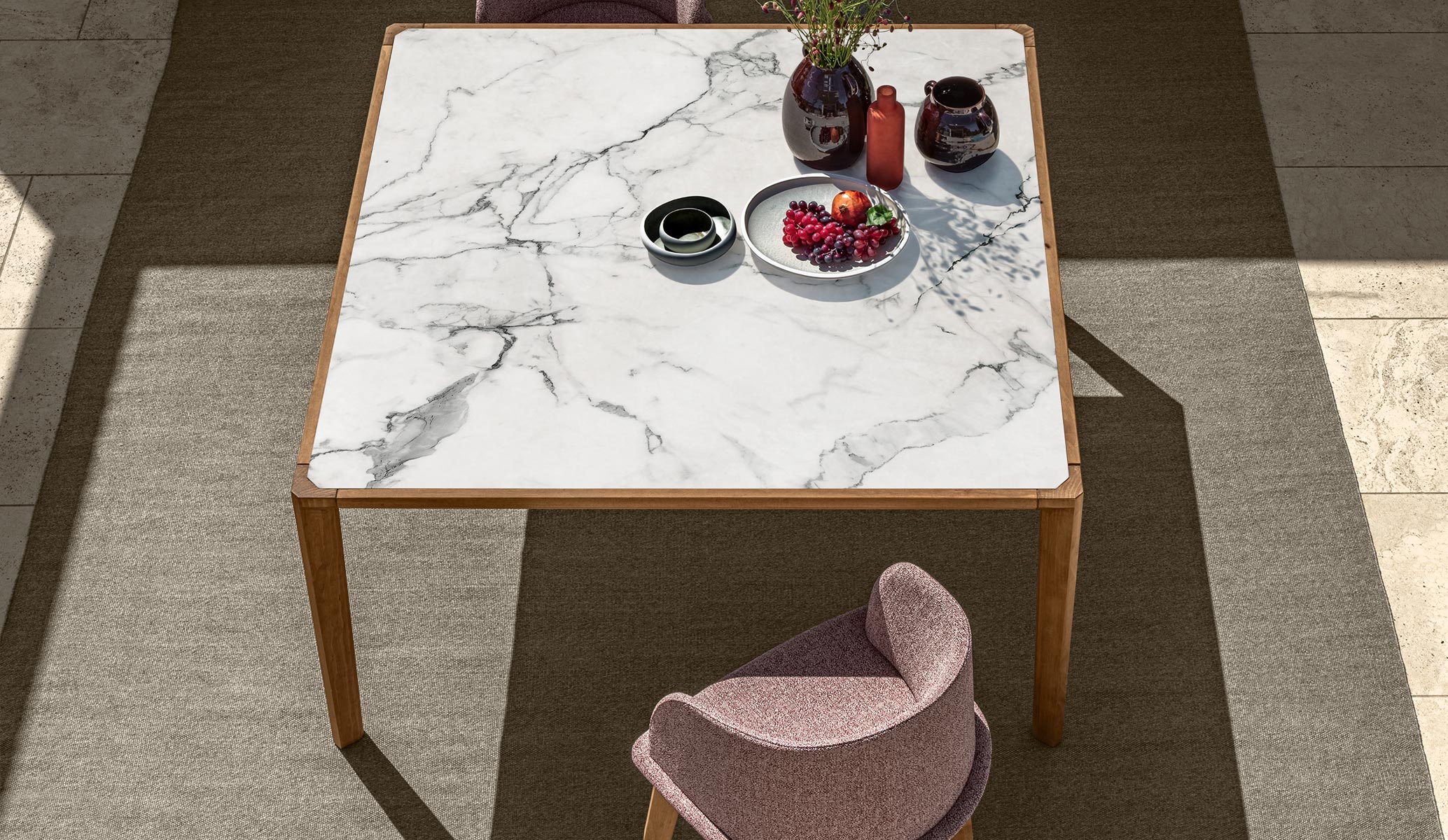Talenti CleoSoft//Wood Tavolo da pranzo 150×150