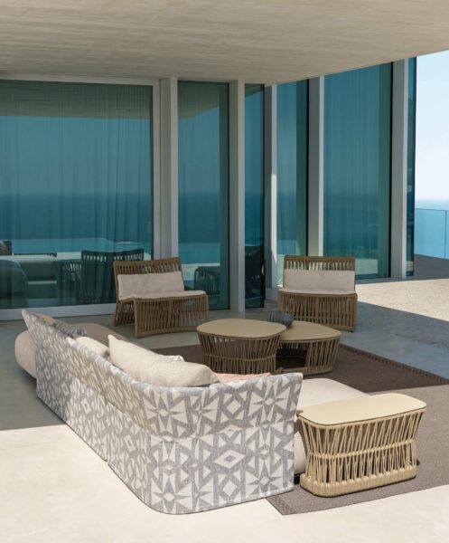 Talenti Cliff Poltrona lounge girevole in corda – Bild 5