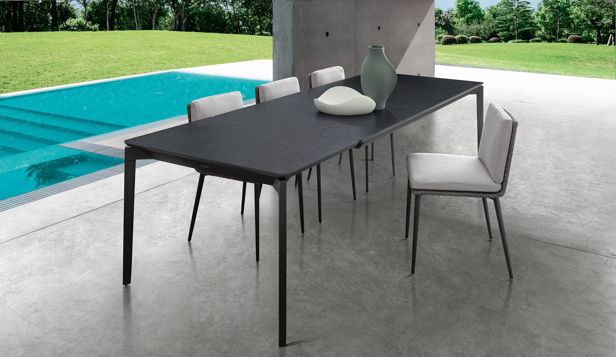 Talenti Leaf tavolo allungabile gres 200/260