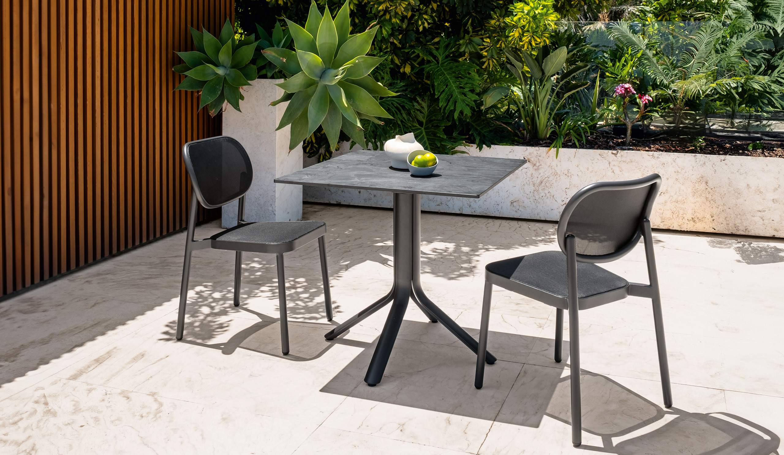 Talenti Meg Tavolo pranzo pieghevole + squared top