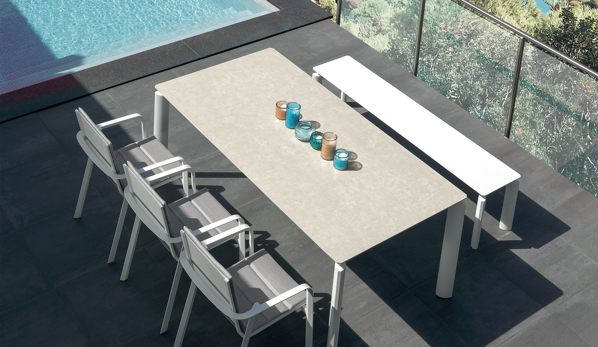 Talenti Milo Tavolo da pranzo estendibile 200/260×100 in ceramica