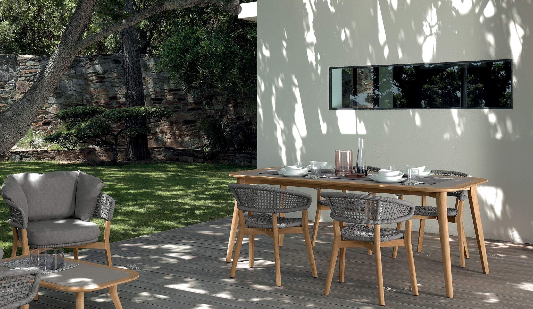 Talenti Moon//Teak Tavolo 200×100