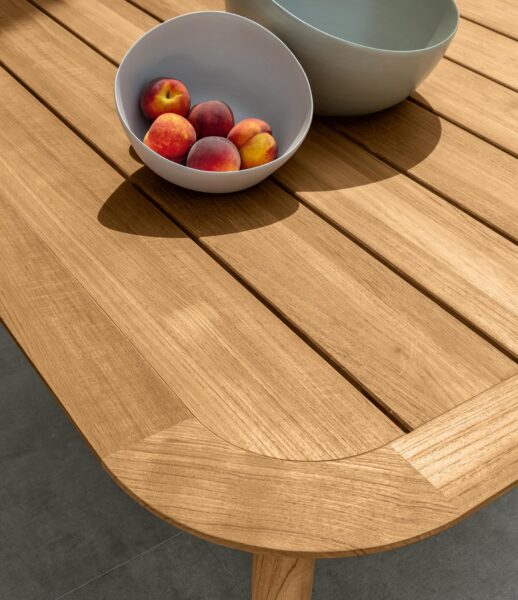 Talenti Moon//Teak Tavolo da pranzo 150×150 – Bild 3