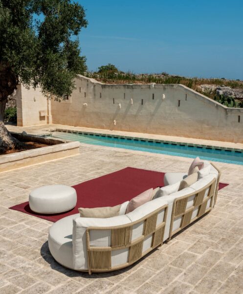 Talenti Scacco Pouf rotondo – Bild 3