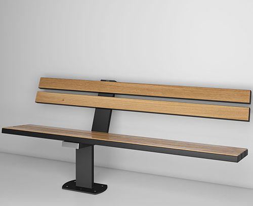 wissmann raumobjekte Banc de parc light art701